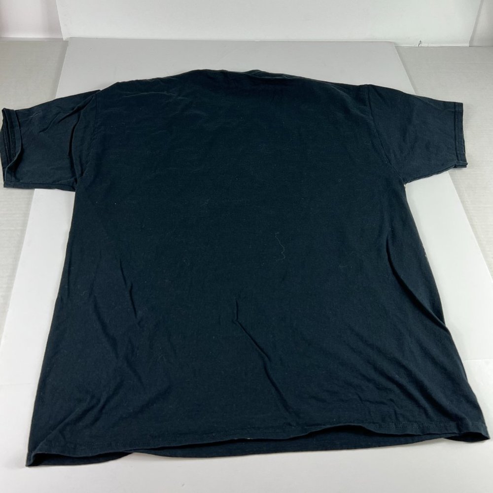 Y2K Native Indigenous Ghost Extra Large Black White Mega Print Short Sleeve Tee - Picture 8 of 12